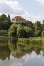 Chateau - the governors Summerhouse - in the largest Park in Prague Ã¢â¬â Stromovka - the Royal Tree-tree, Czech Republic